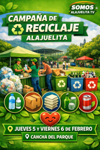NOTICIA | Comunidad♻️ Alajuelita se suma a campaña de recolección de material valorizable